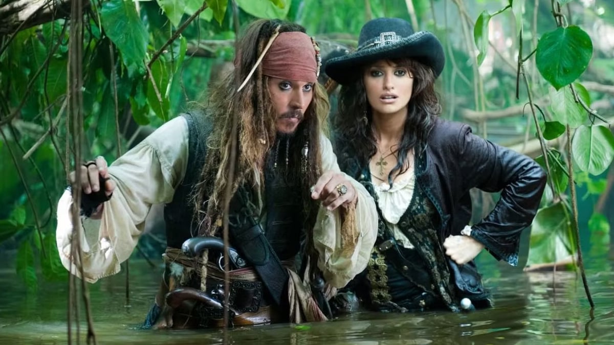 Pirates of the Carribean on Stranger Tides Depp and Cruz