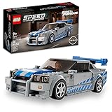 LEGO Speed Champions 2 Fast 2 Furious Nissan Skyline GT-R (R34), Race Car Toy Model Building Kit,...